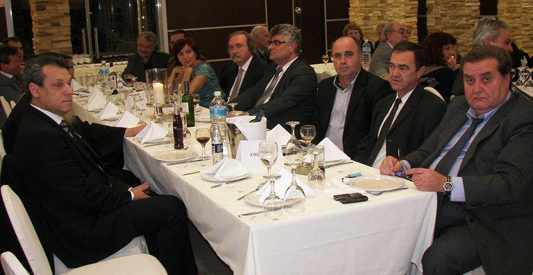 Γεώργιος Πετρίδης Δήμαρχος Κομοτηνής και Ηλίας Ιωαννάκης Δήμαρχος Μαρωνείας Σαπών
