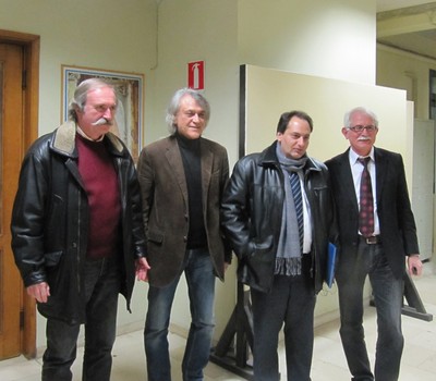 Ζαχαρίας Τσαπνίδης, Πρόεδρος Αντιπροσωπείας ΤΕΕ-Θράκης Νίκος Παπαθανασίου, Πρόεδρος ΤΕΕ-Θράκης Χρήστος Σπίρτζης, Πρόεδρος ΤΕΕ Λάζαρος Βασιλειάδης, Πρόεδρος ΤΕΕ-Καβάλας