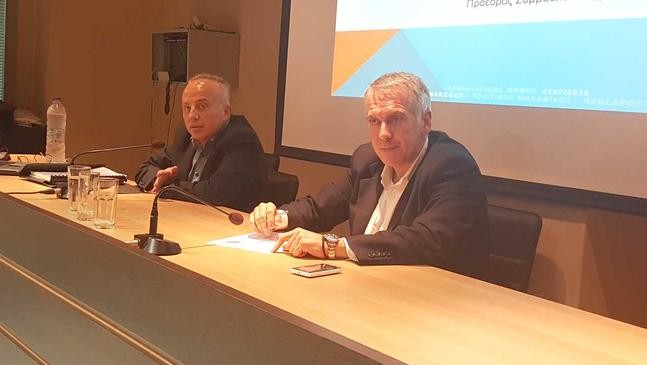 Ο Πρόεδρος του ΤΜΕΔΕ κ. Κωνσταντίνος Μακέδος και ο Πρόεδρος του ΤΕΕ-Θράκης κ. Δημήτριος Λουρίκας